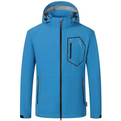 Blue Wave Wasserabweisende Softshelljacke Louis mit Kapuze