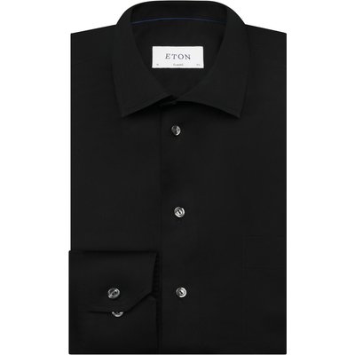 Eton Signature Twill-Hemd aus Baumwolle mit Kentkragen, Classic Fit