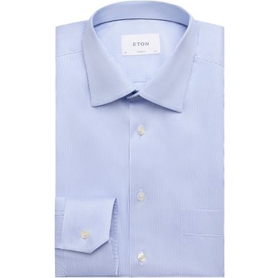 Eton Signature Twill-Hemd aus Baumwolle mit Fineliner-Streifen, Classic Fit