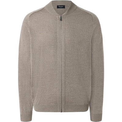 Maerz Leichte Strickjacke aus Superwash-Merinowolle mit Zip