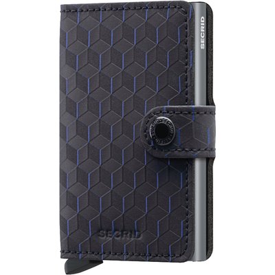 Secrid Geldbeutel mit Druckknopf und Carbon-Look