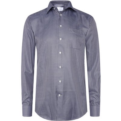 Eton Hemd aus Baumwolle mit Pepita-Muster, Classic fit