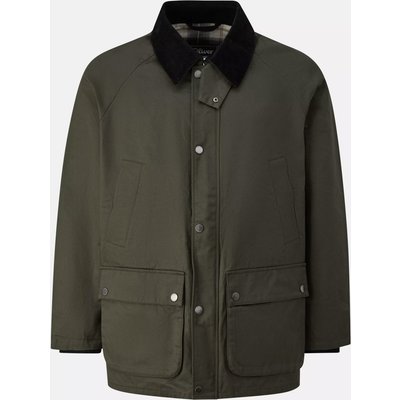 s.Oliver Wachsjacke aus Baumwolle mit Cordkragen