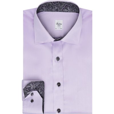Stenströms Unifarbenes Hemd aus Twofold Super Cotton mit Ausputz, Comfort Fit