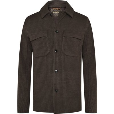 MOS MOSH Gallery Overshirt aus einem Woll-Mix mit Stretchanteil
