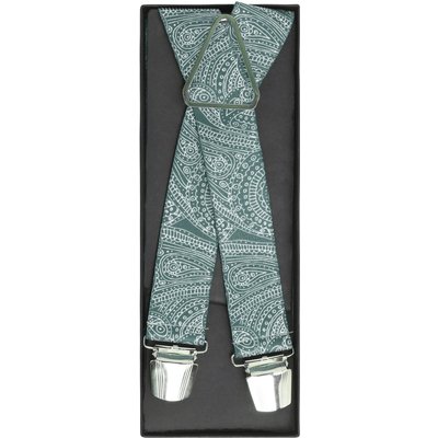 Günther Haus Hosenträger mit Paisley-Muster