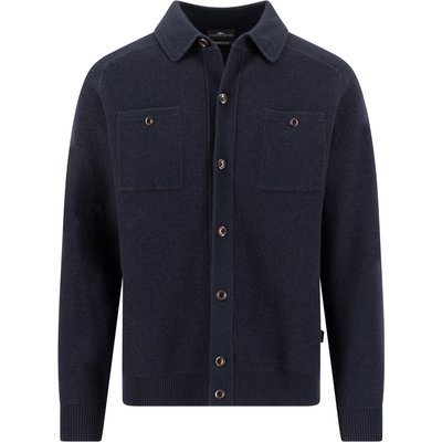 Fynch-Hatton Softes Overshirt aus gekochter Schurwolle mit Polokragen