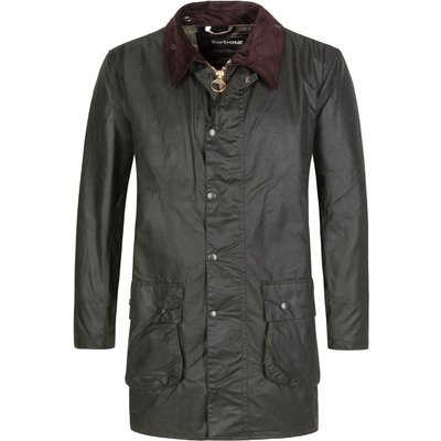 Barbour Wachsjacke Border in 6oz-Qualität mit Cordkragen