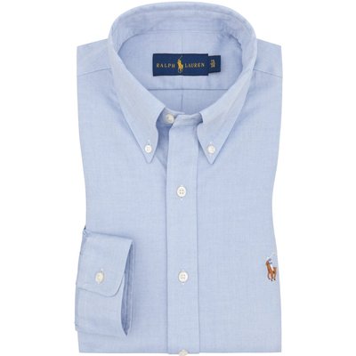 Polo Ralph Lauren Oxford-Hemd aus Baumwolle mit kleiner Poloreiter-Stickerei