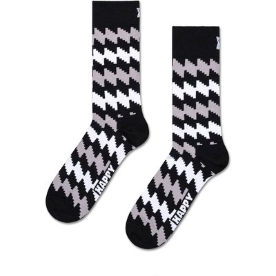 Happy Socks Socken mit Stretch und Zick Zack-Motiven
