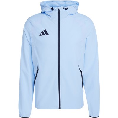 Adidas Trio Travel Winbreaker Trainingsjacke mit Kapuze und Tunnelzug
