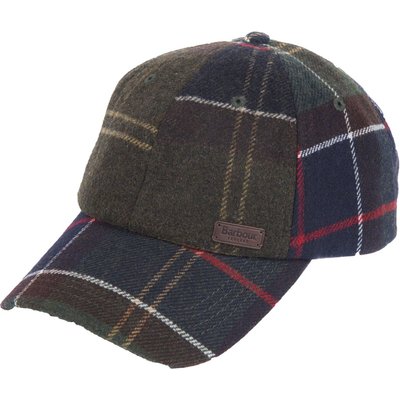 Barbour Cap aus einem Woll-Mix mit Tartan-Muster