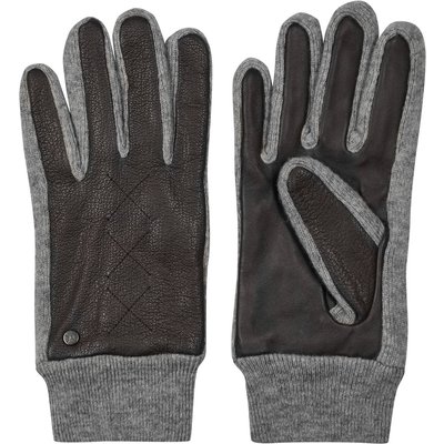 Pearlwood Lederhandschuhe mit Touch-Funktion und Strick-Partien
