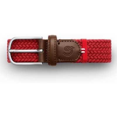 La Boucle Elastischer Flechtgürtel mit Label-Prägung