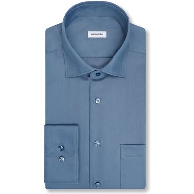 Seidensticker Bügelfreies Hemd aus softem Baumwoll-Twill, Comfort Fit