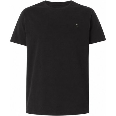 Replay Unifarbenes T-Shirt aus Baumwolle mit Rundhalsausschnitt