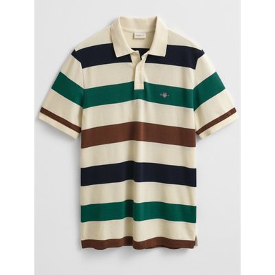Gant Piqué-Poloshirt mit Ringelstreifen, Regular Fit