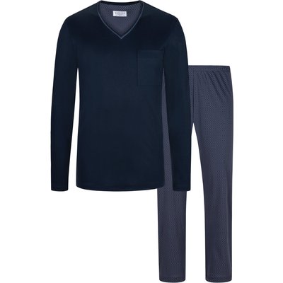 Novila Schlafanzug aus softem Jersey mit gemusterter Hose