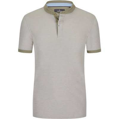 Ragman Poloshirt Piquê mit Stehkragen in Kontrastfarbe