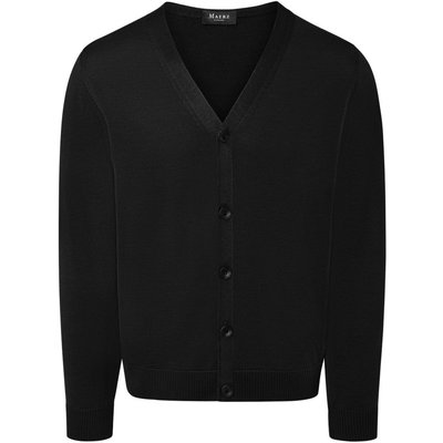 Maerz Strickjacke aus Merinowolle mit V-Ausschnitt