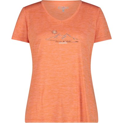 CMP Damen Melange Print T-Shirt