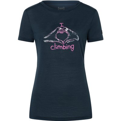 Super.Natural Damen I Love Climbing T-Shirt