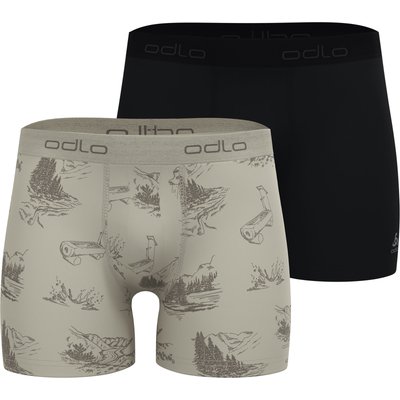 Odlo Herren Active F-Dry Eco Graphic 2er Pack Boxer