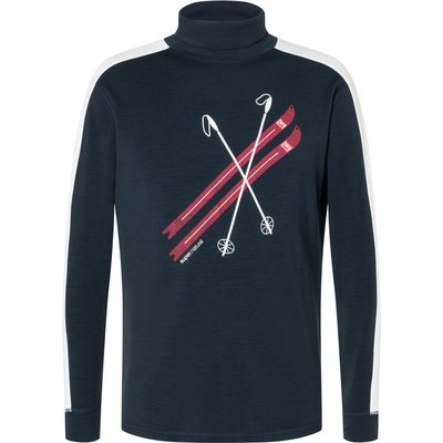 Super.Natural Herren Kryssede Ski Roll Neck Longsleeve