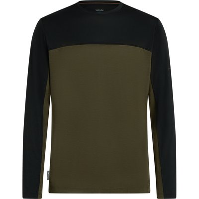 Icebreaker Herren 125 Cool-Lite Sphere Colour Black Longsleeve