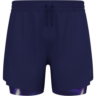 Odlo Herren Zeroweight 5 Inch Print 2-in-1 Shorts