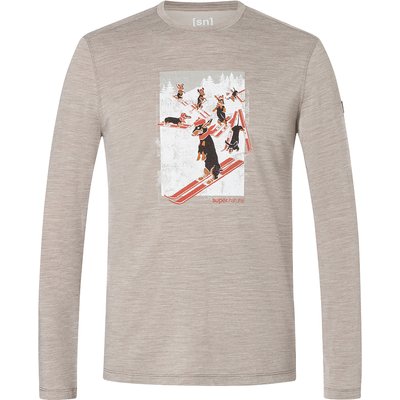 Super.Natural Herren Dachshund Party Longsleeve