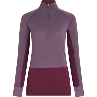 Icebreaker Damen Merino 200 ZoneKnit Half Zip Longsleeve