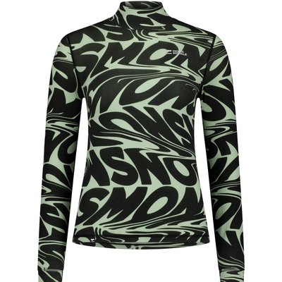 Mons Royale Damen Cascade Merino Mock Neck Longsleeve