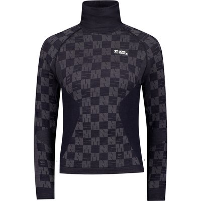 Mons Royale Damen Ascender Merino Seamless Mock Longsleeve