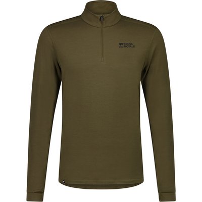 Mons Royale Herren Cascade Merino 1/4 Zip Longsleeve