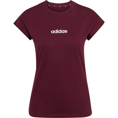 adidas Damen Essentials Linear Cotton T-Shirt