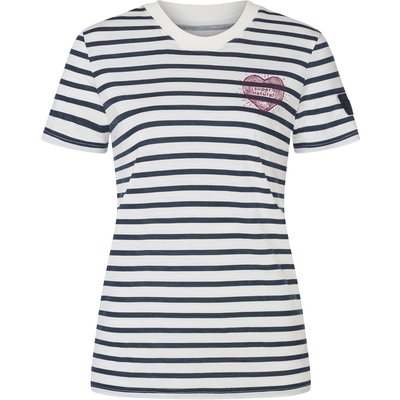 Super.Natural Damen Stripe Heartwood J T-Shirt