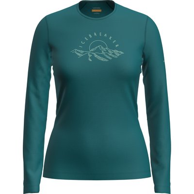 Icebreaker Damen 200 Oasis Sunrise Summit Longsleeve