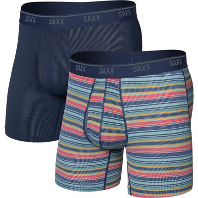 Saxx Underwear Herren Quest Quick-Dry Mesh 2er Pack Boxer
