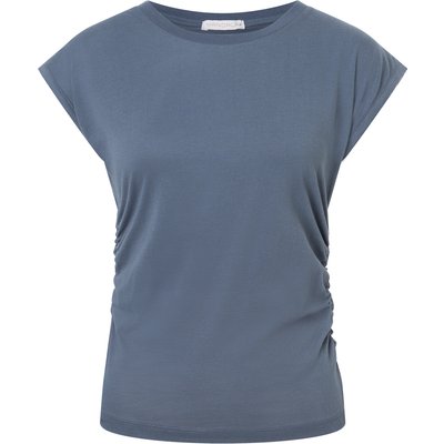 Mandala Damen Side Ruffled T-Shirt