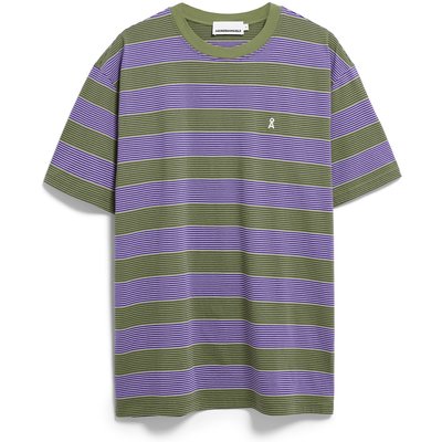 Armedangels Herren Maarkos Multi Stripes T-Shirt