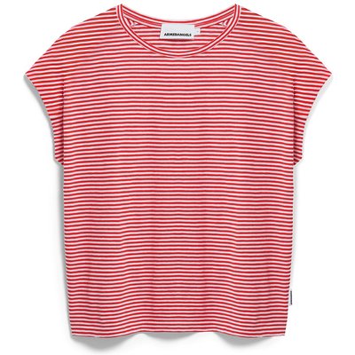 Armedangels Damen Slub Jersey Stripe T-Shirt