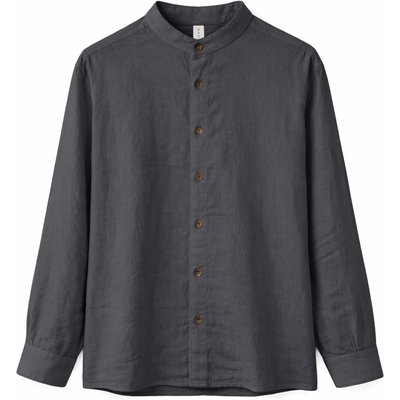 Mazine Herren Stand Collar Linen Hemd