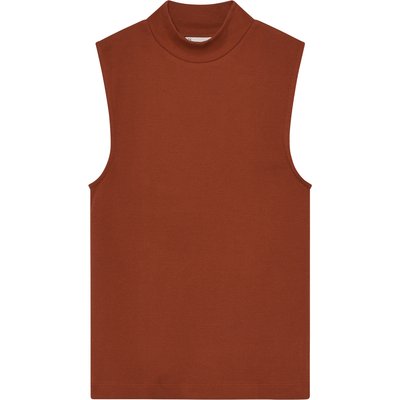KnowledgeCotton Apparel Damen High Neck Rib Top
