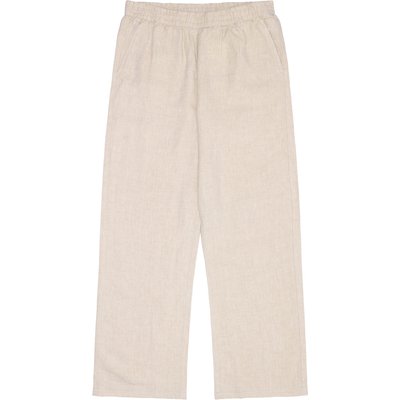KnowledgeCotton Apparel Damen Posey Wide Mid-Rise Linen Hose