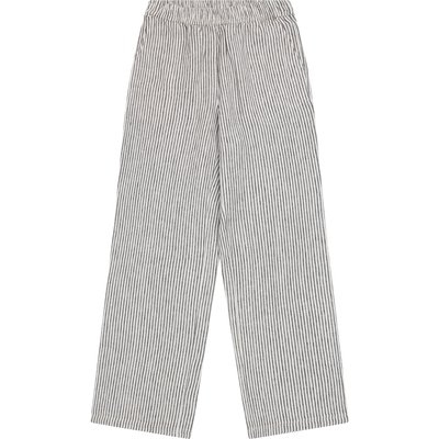 KnowledgeCotton Apparel Damen Posey Linen Stripe Hose