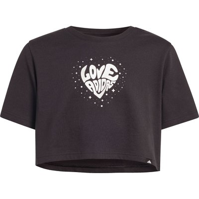 adidas Kinder Glam Cropped Graphic T-Shirt