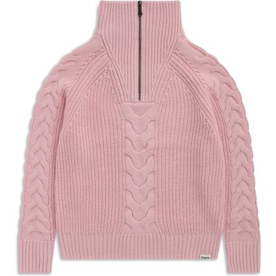 Bergans Damen Milde Knitted Wool Half Zip Pullover
