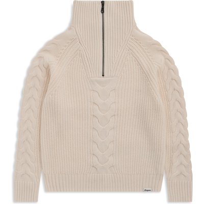 Bergans Damen Milde Knitted Wool Half Zip Pullover