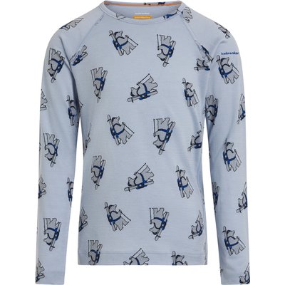 Icebreaker Kinder Merino 200 Oasis Bear Tour AOP Longsleeve